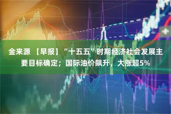 金来源 【早报】“十五五”时期经济社会发展主要目标确定；国际油价飙升，大涨超5%